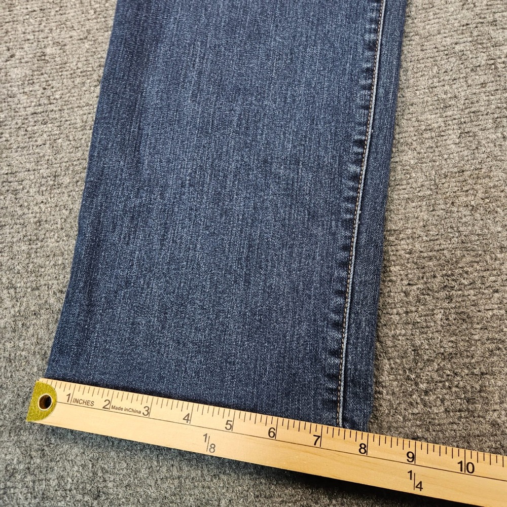 Bandolino Mandie Straight Leg Jeans Womens 18W Medium Wash Blue Denim Stretch - Picture 9 of 12